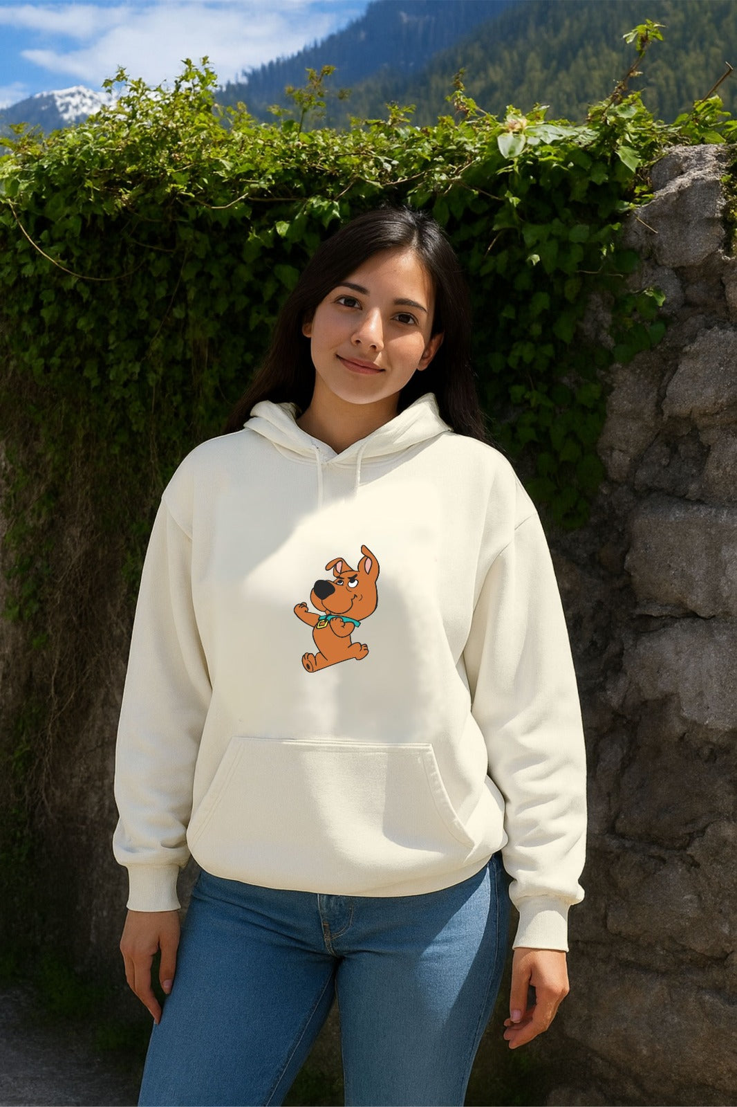 Sale Off White Scooby Hoodie (M,L,Xl,2Xl)