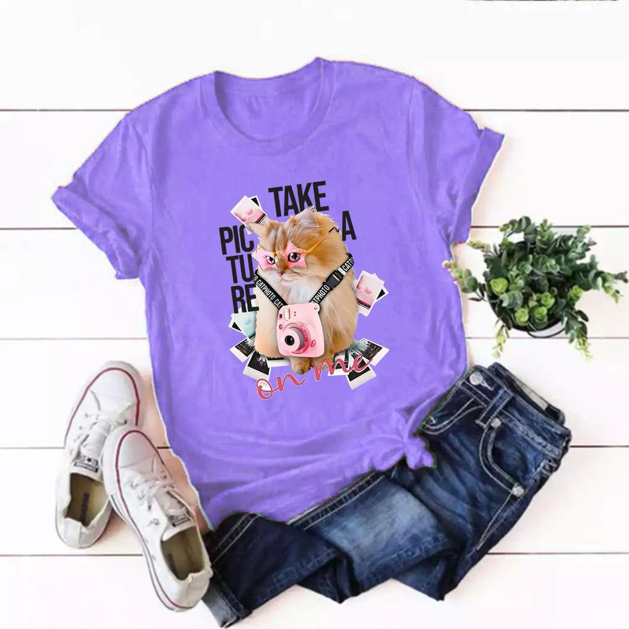 Lavender Camera kitty (2Xl)