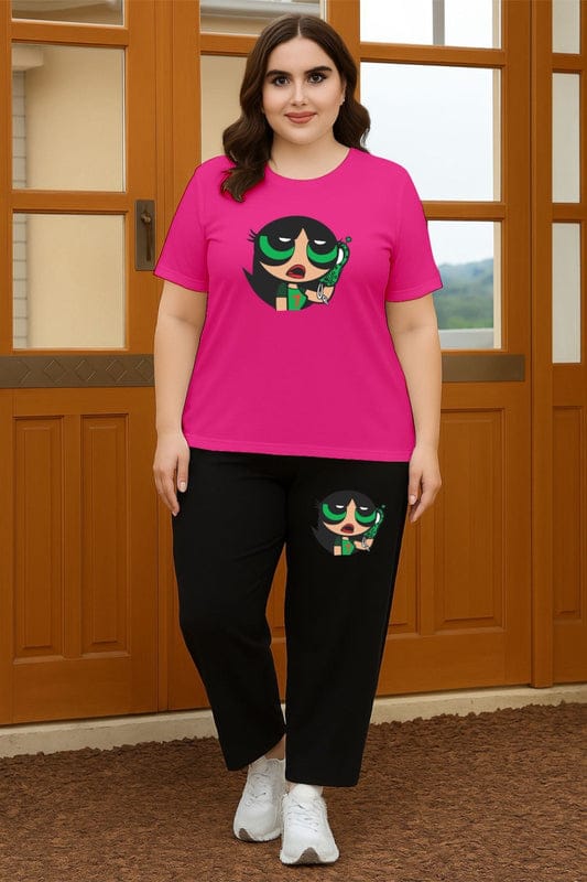 Sale Hot Pink Powerpuff Cordset (M,L)