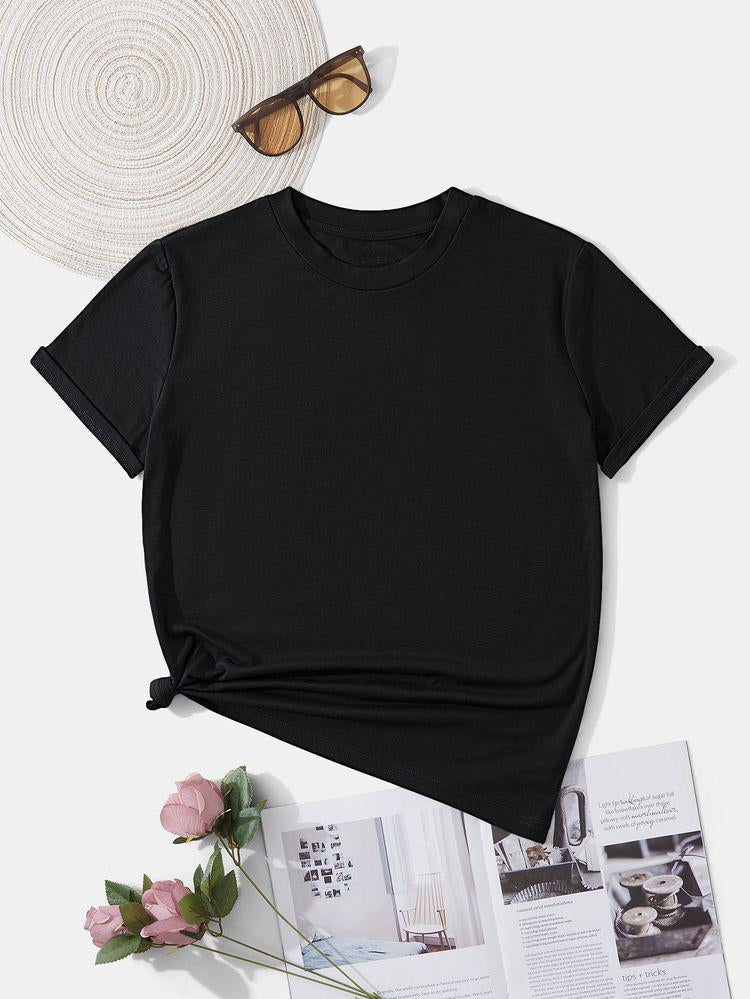 Plain Round Neck Tees