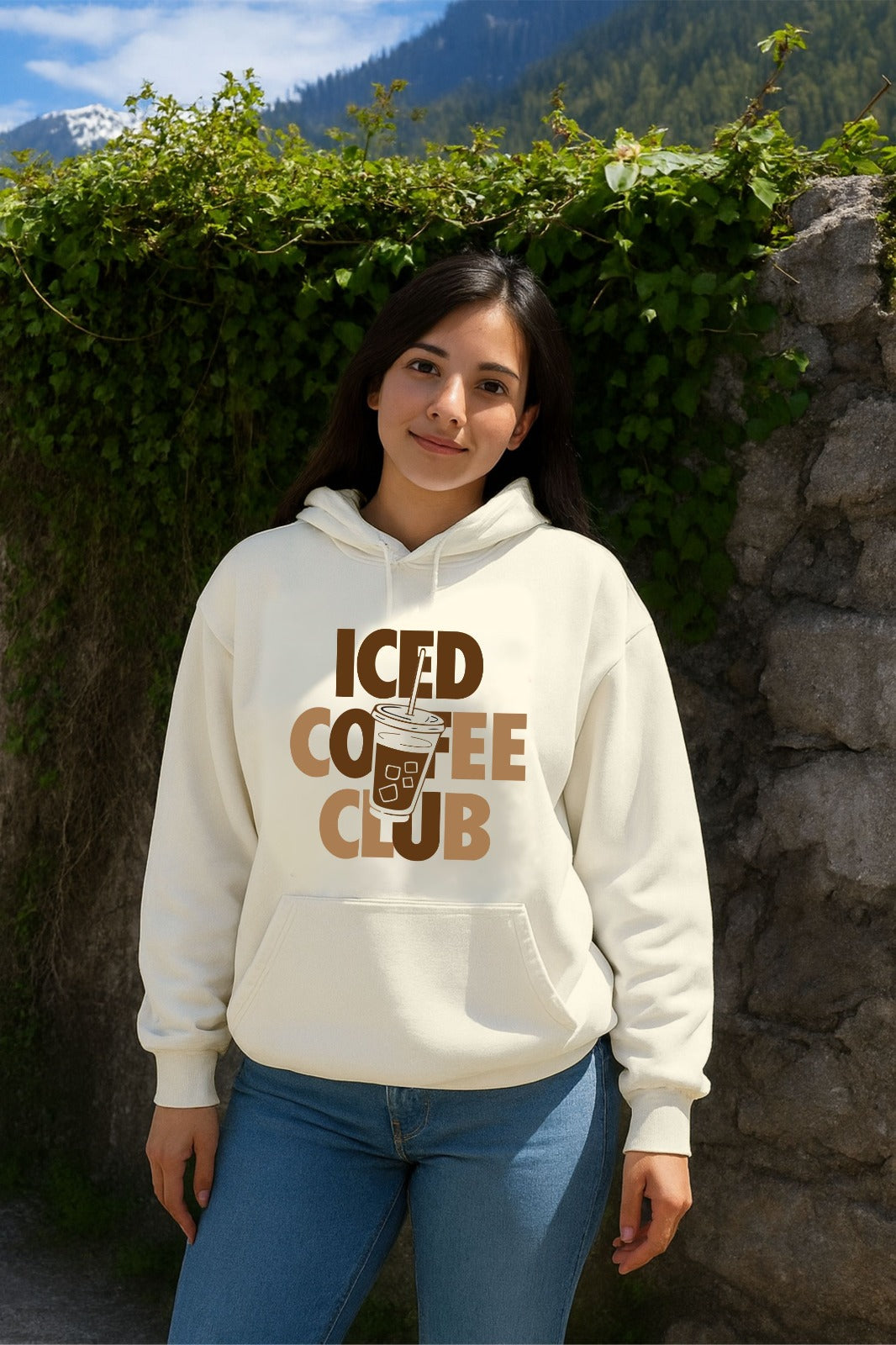 Sale Off White Iced Coffee Hoodie (M,L,Xl,2Xl,3Xl)