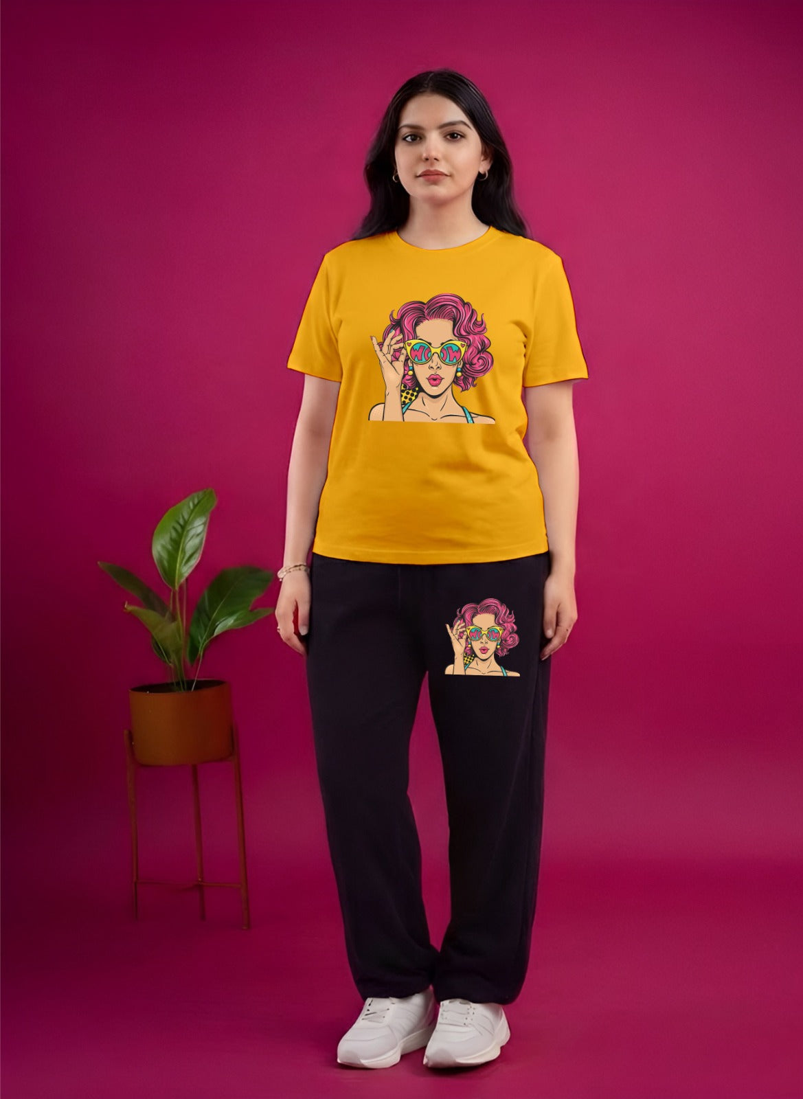 Yellow Wow Girl Cordset (S,L)