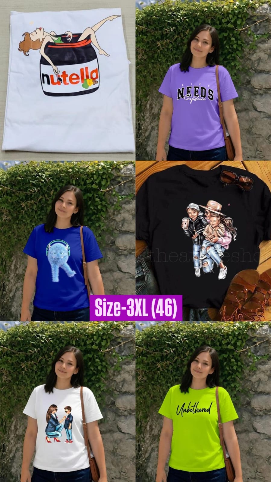 Pack Of 6 Tees (All Xxxl 46 Size)