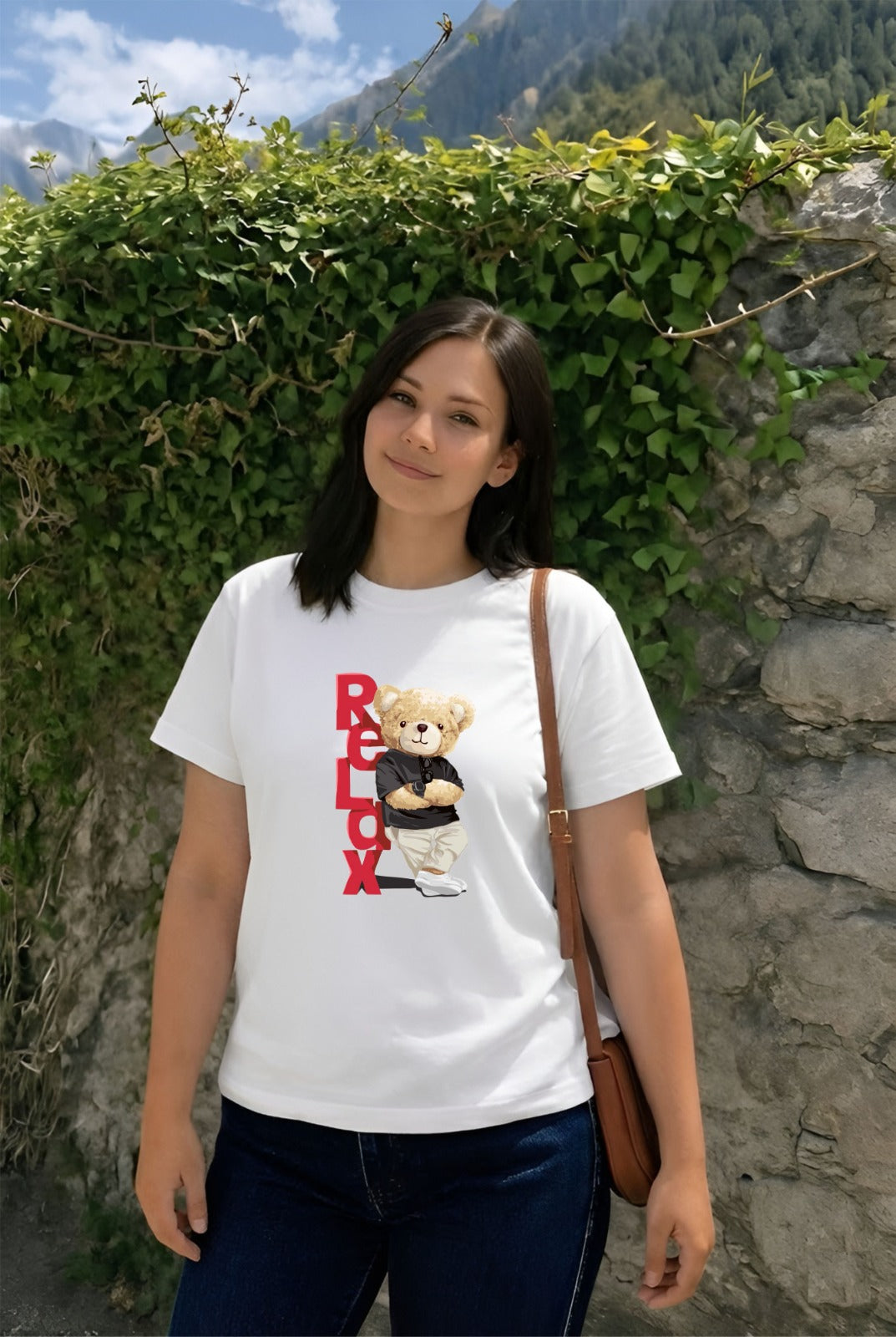 White Relax Teddy (L)