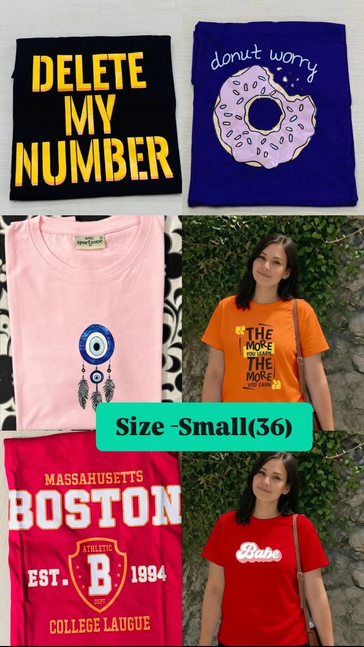 Pack Of 6 Tees (All Small 36 Size)