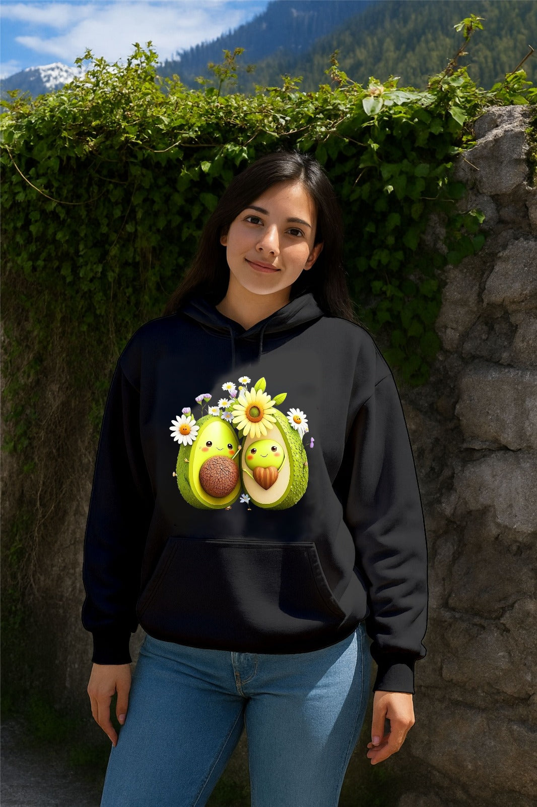Sale Black Avocado Hoodie (M)