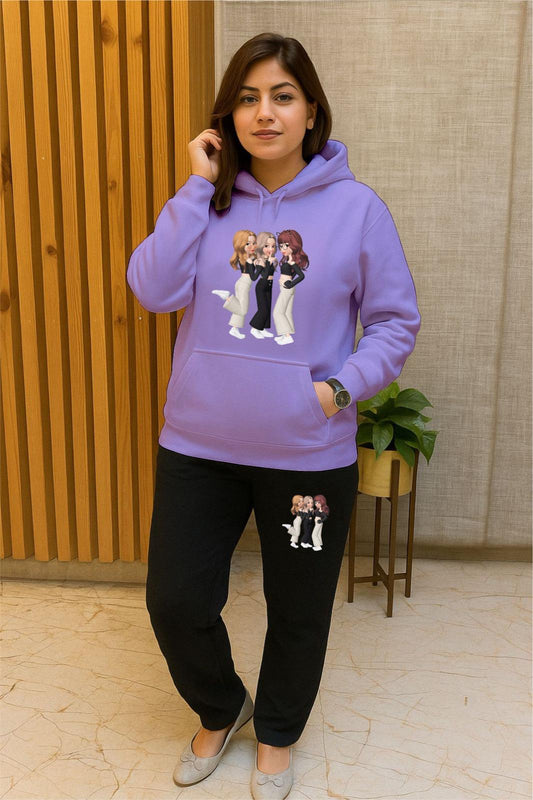 Lavender Best Friends Cordhoodset