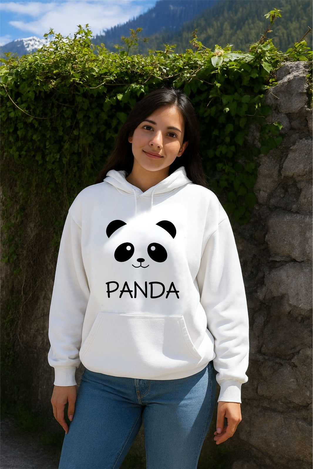 Sale White Panda Hoodie (Xl)