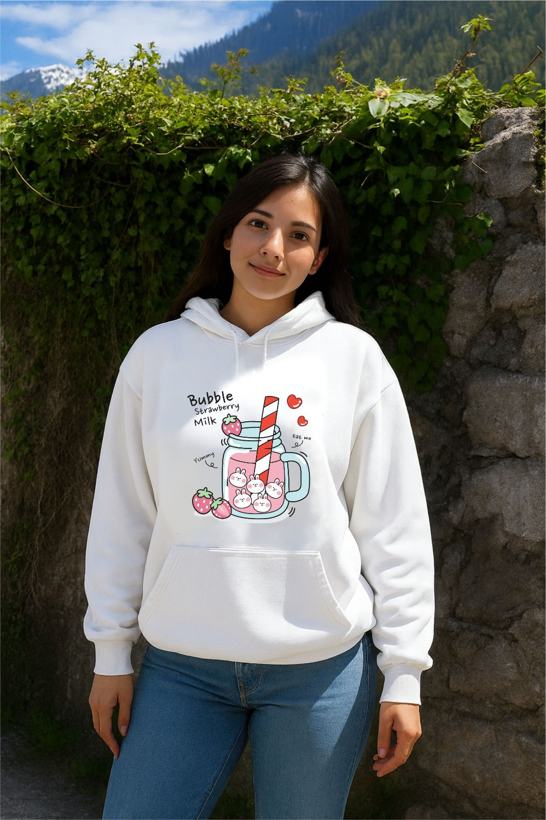Sale White Bubble Hoodie (M,L,Xl,2Xl)