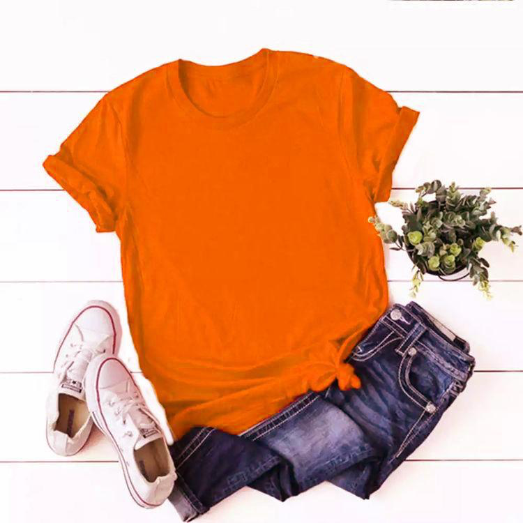 Plain Round Neck Tees