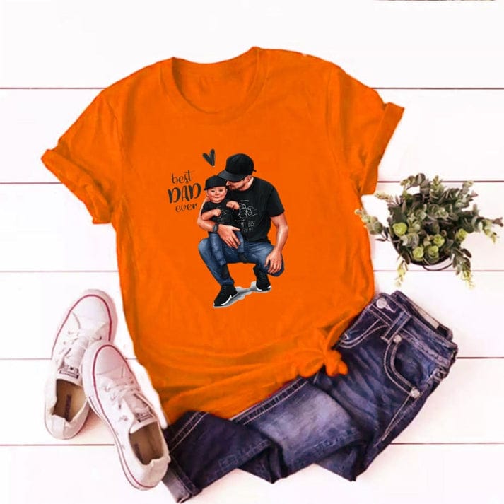 Orange Best Dad (Xl)
