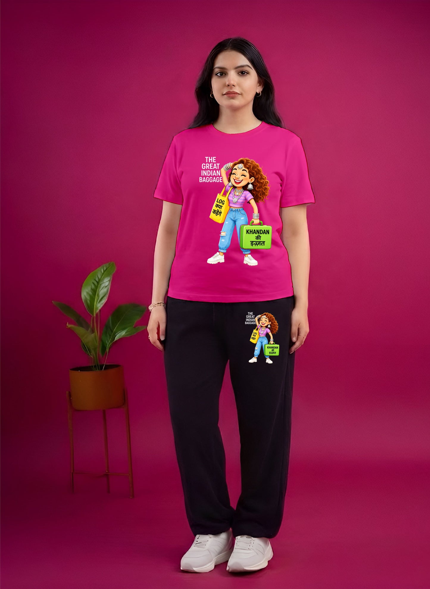 Hot Pink Drama Girl Cordset