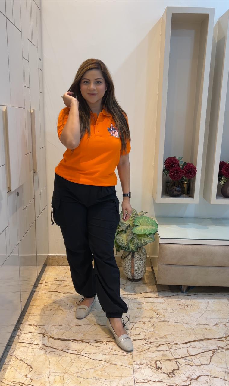 Orange Polo MakeupGirl