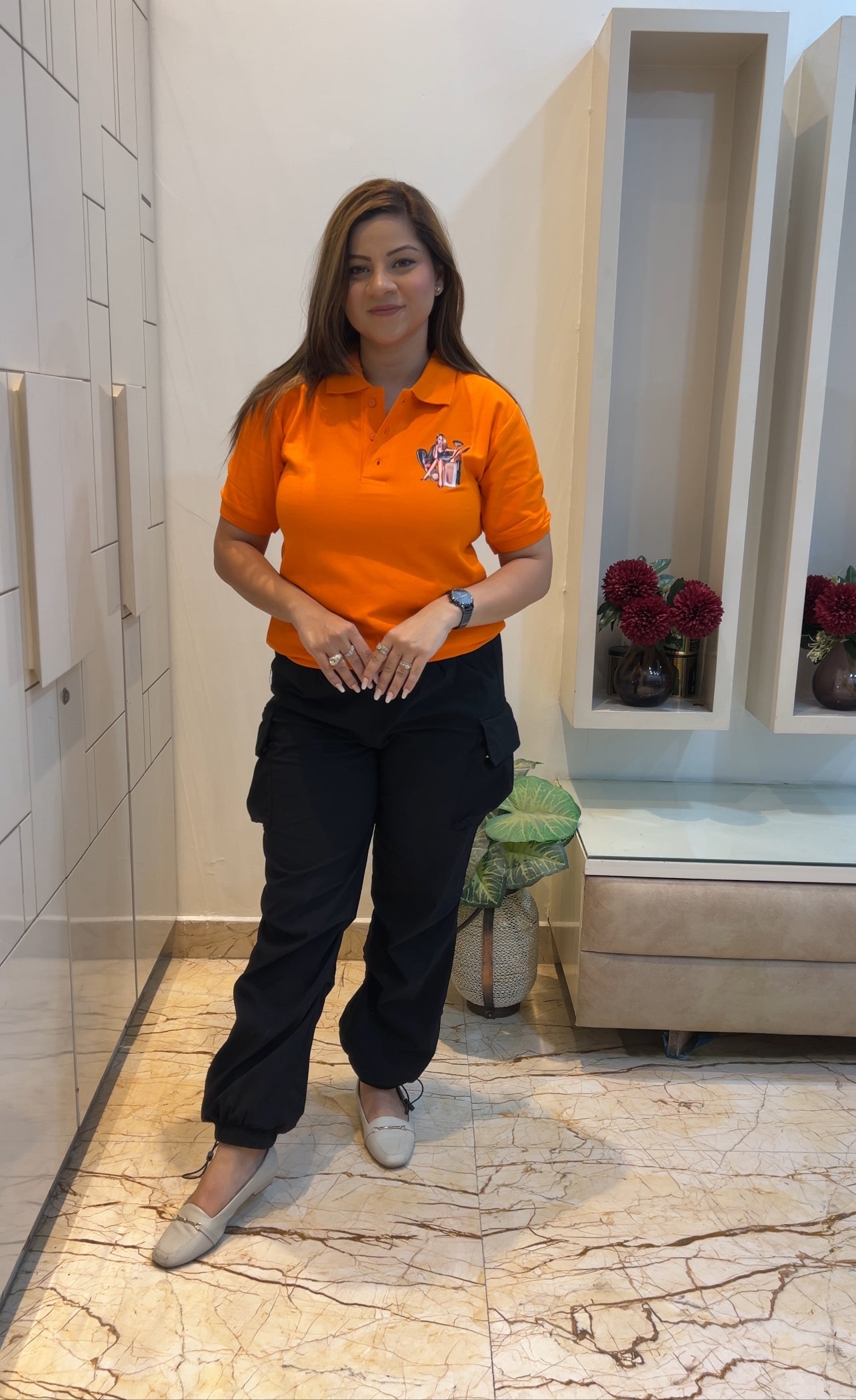 Orange Polo MakeupGirl