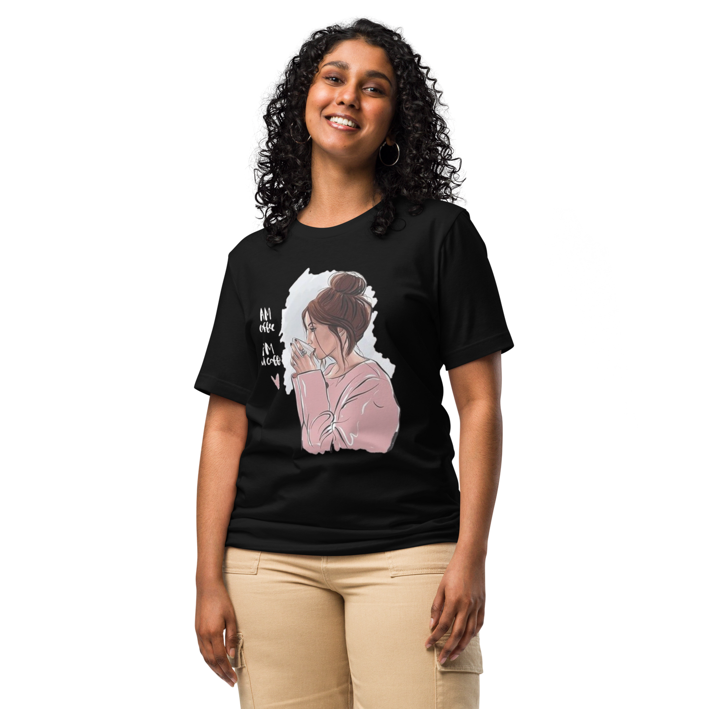 Black AM Coffee PM Still Coffee T-shirt