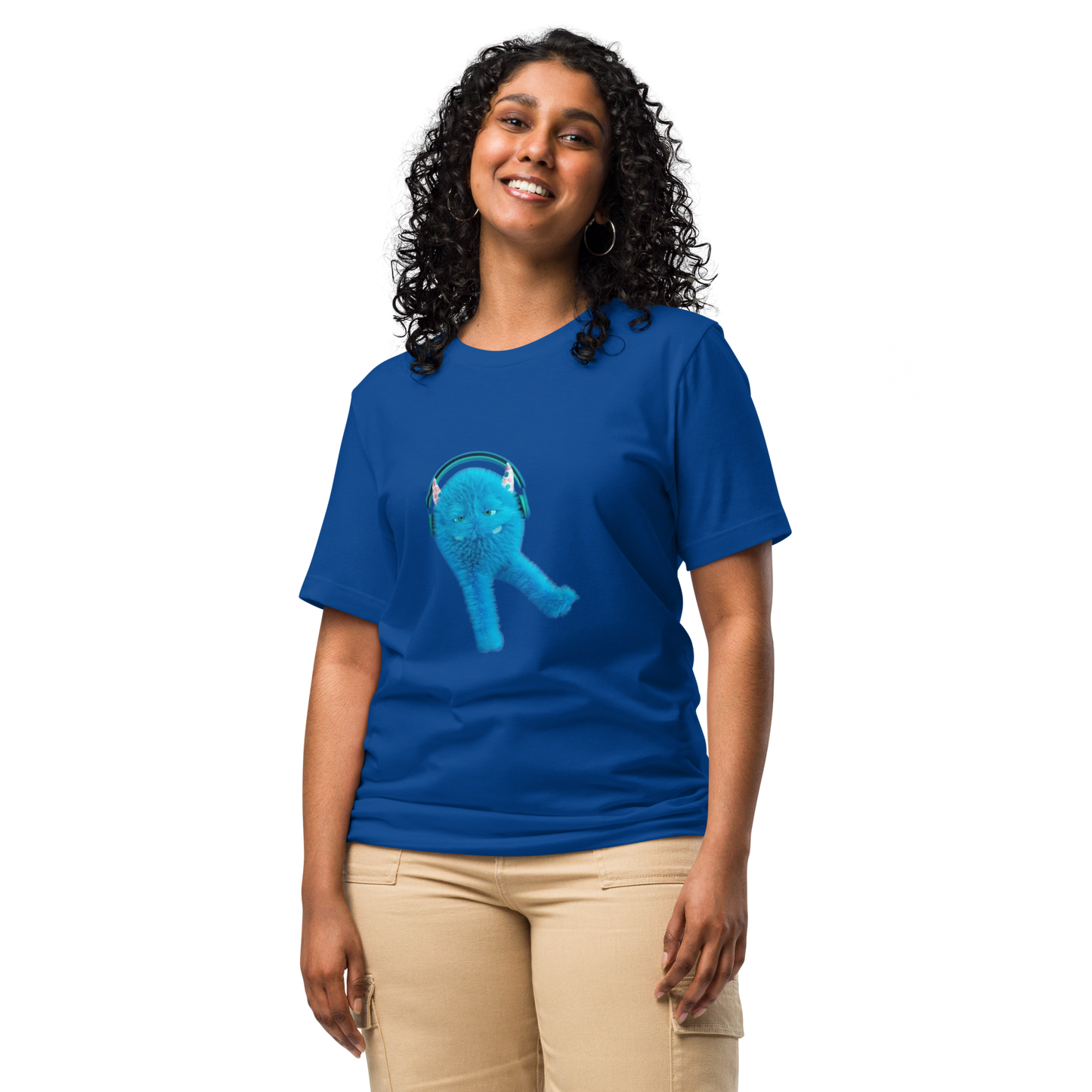 Blue Cute Doodle T-shirt