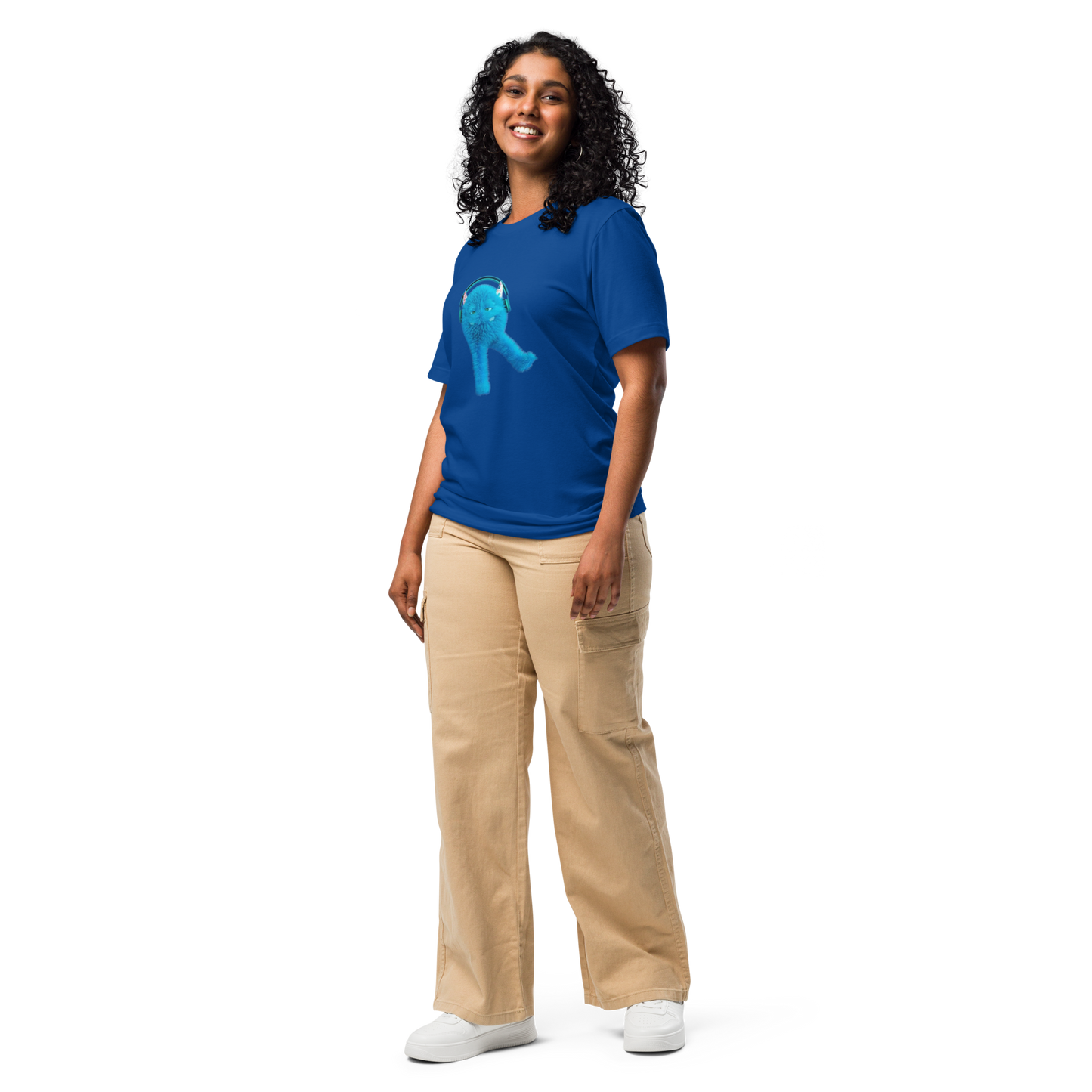 Blue Cute Doodle T-shirt