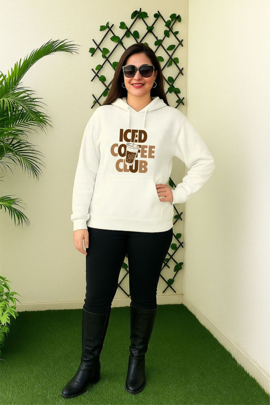 Off White Iced Coffee Hoodie