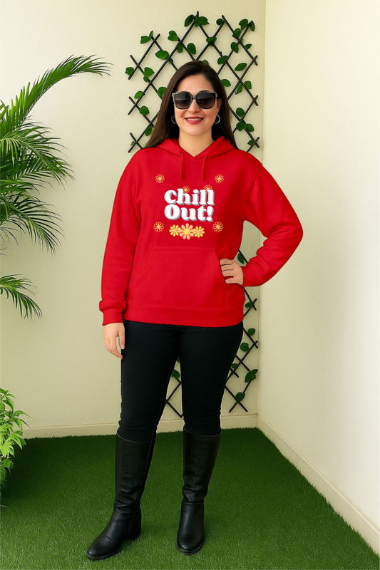 Red Chill Out Hoodie