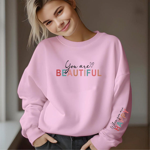 Pink Beautiful Sweatshirt