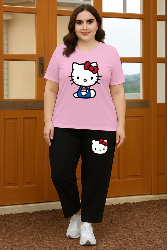 Pink Big Kitty Cordset