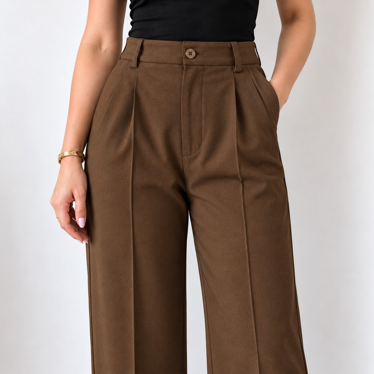 Brown Funky Korean Pant
