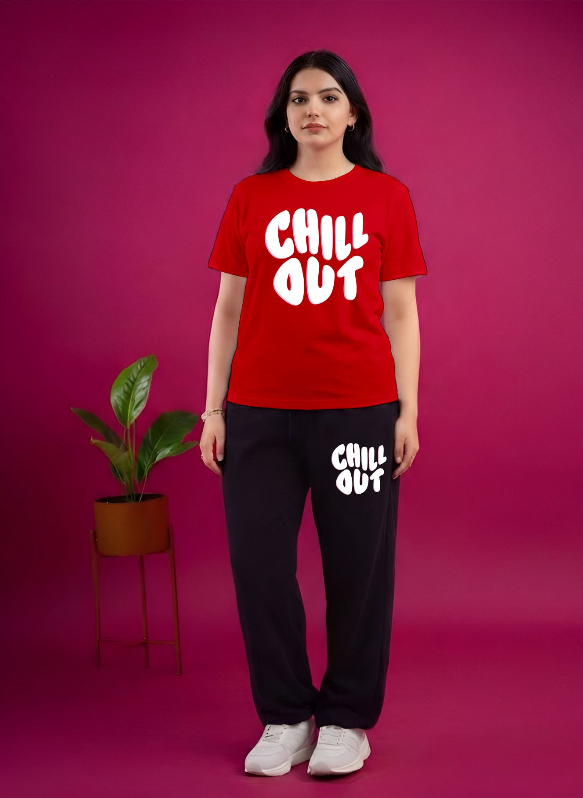 Red New Chill Out Cordset