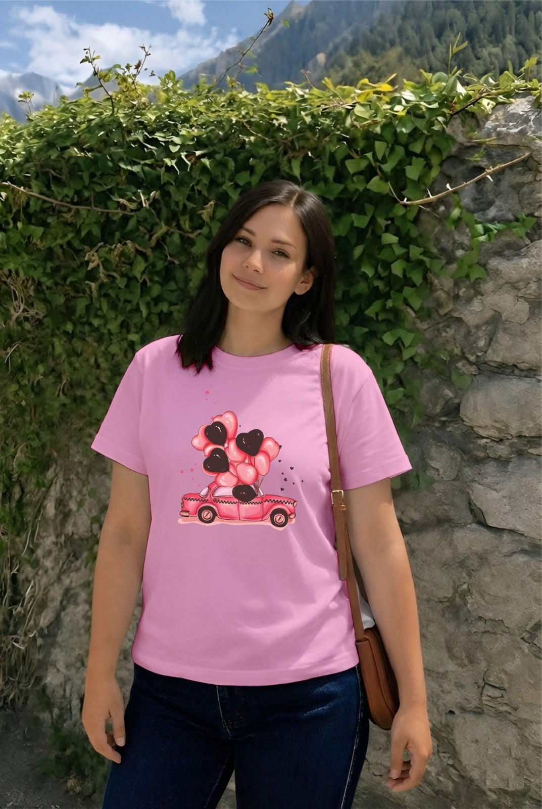 Pink Car Balloon (S,3Xl)