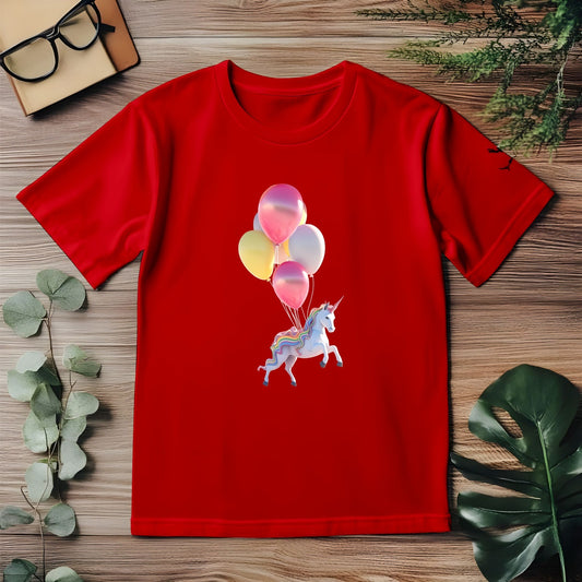 Red Unicorn Balloons