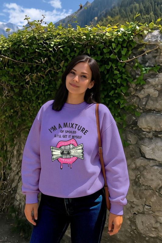 Lavender I’M A Mixture Sweatshirt