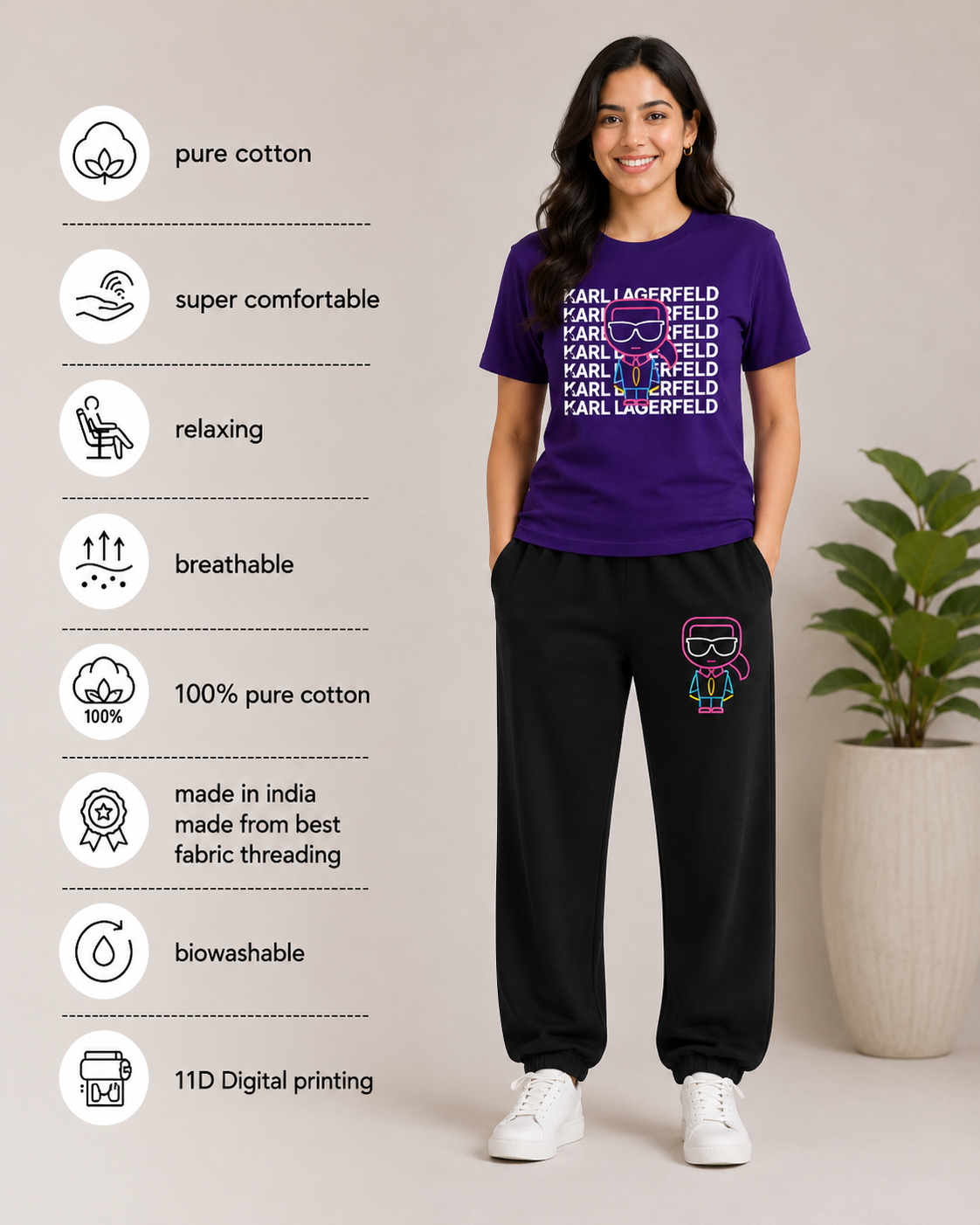 Purple Code H Cordset