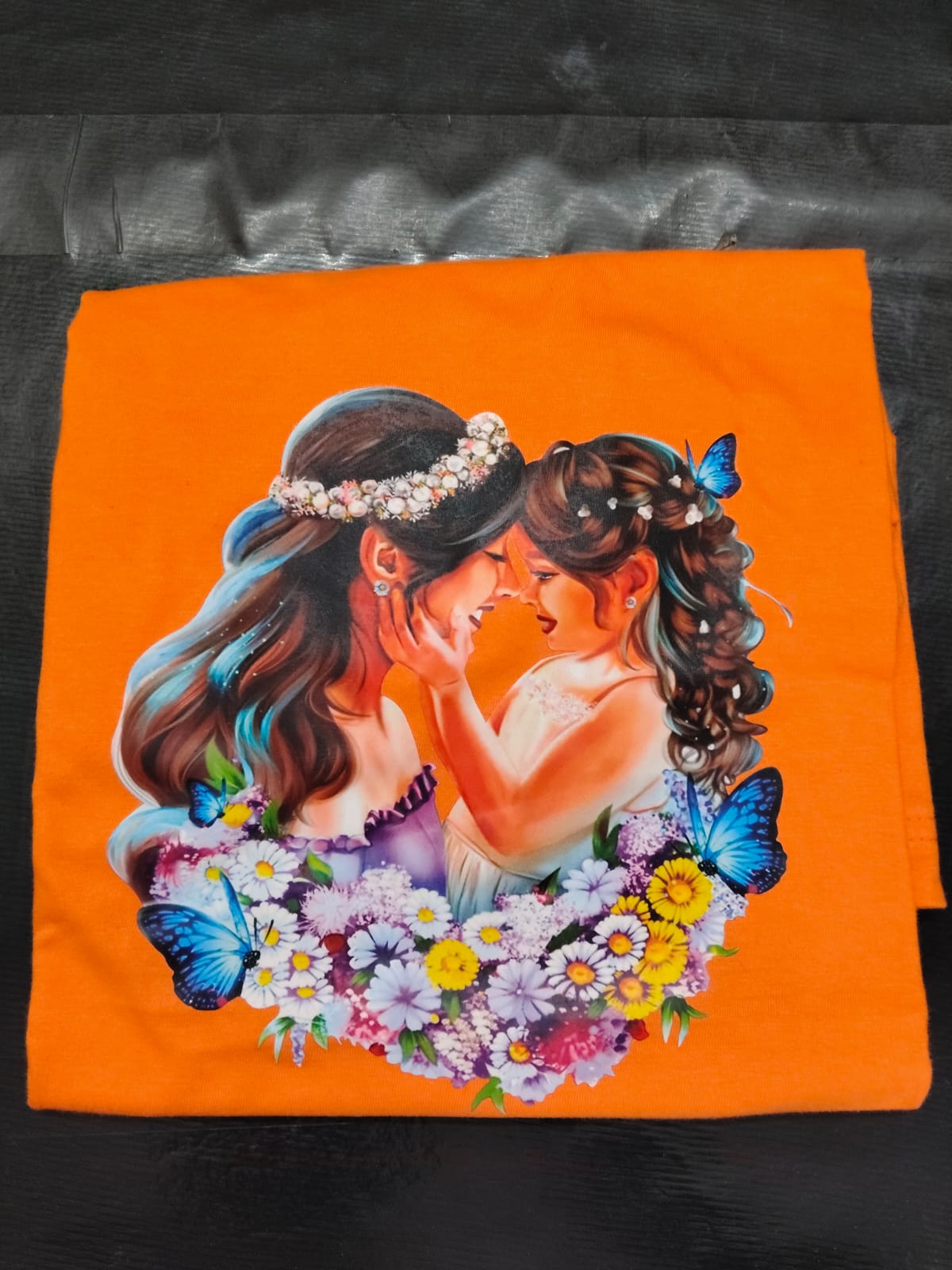 Orange Angel Mom  (2Xl)