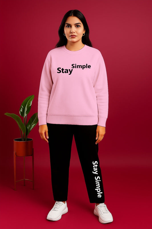 Pink Stay Simple Cordset