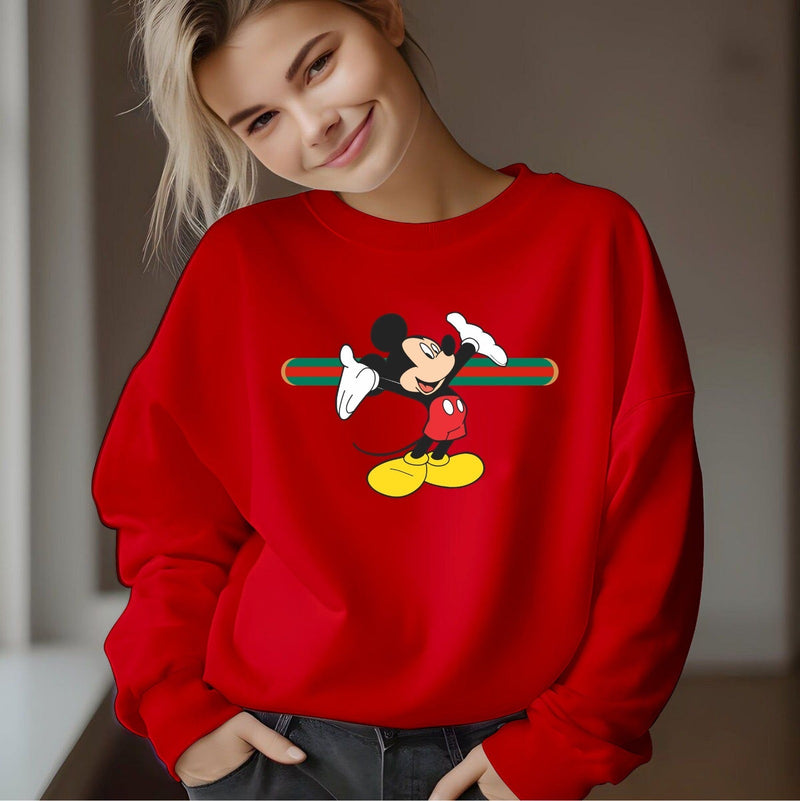 Red Mickey Sweatshirt