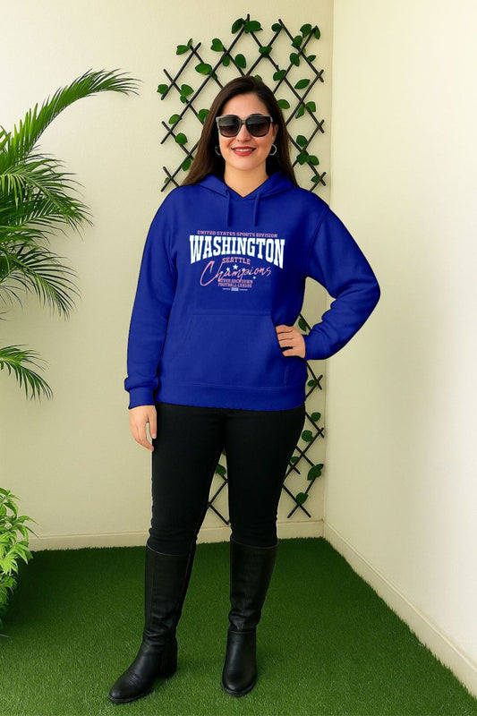 Blue Washington Hoodie