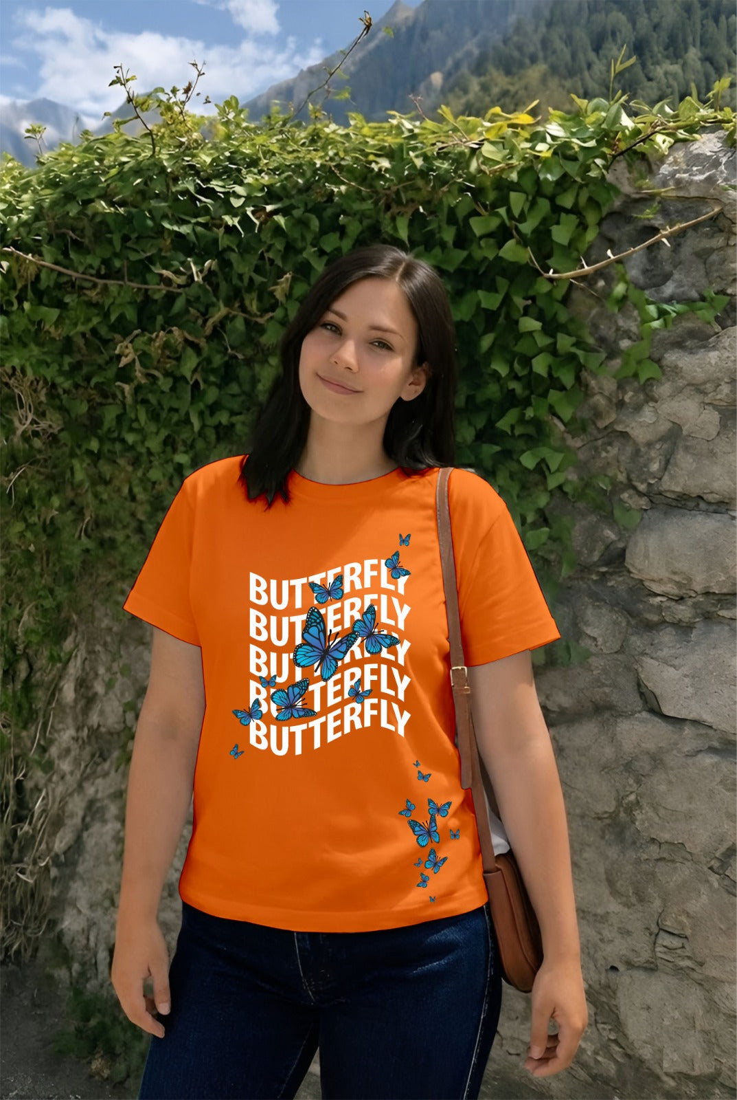 Orange Flying Butterfly (S)