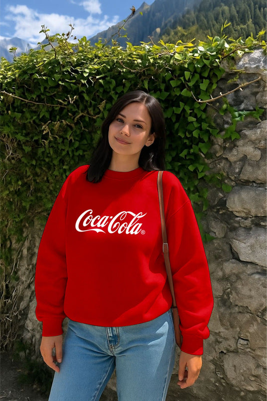 Red Coca Cola Sweatshirt