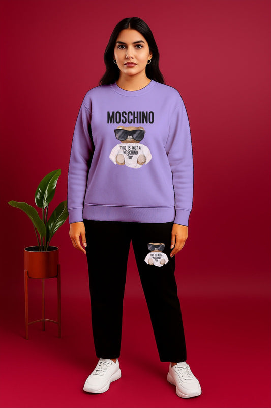 Sale Lavender Moschino Teddy Cordset (M,L,3Xl)