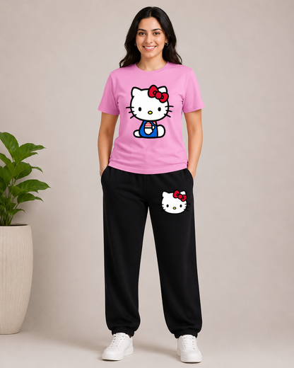 Pink Big Kitty Cordset
