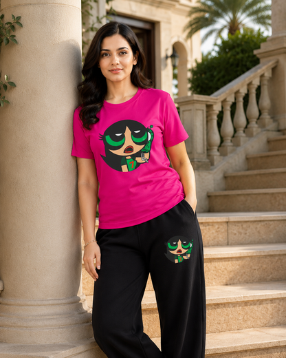 Hot Pink Powerpuff Cordset