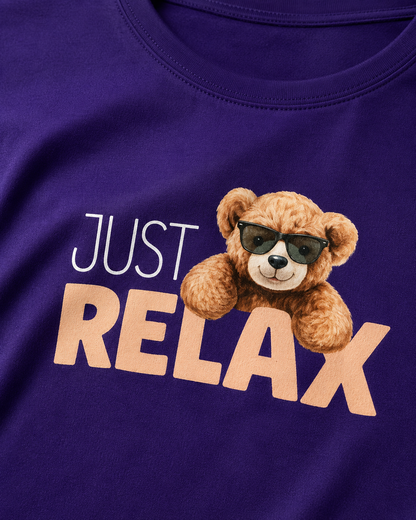 Purple New Relax Teddy Cordset