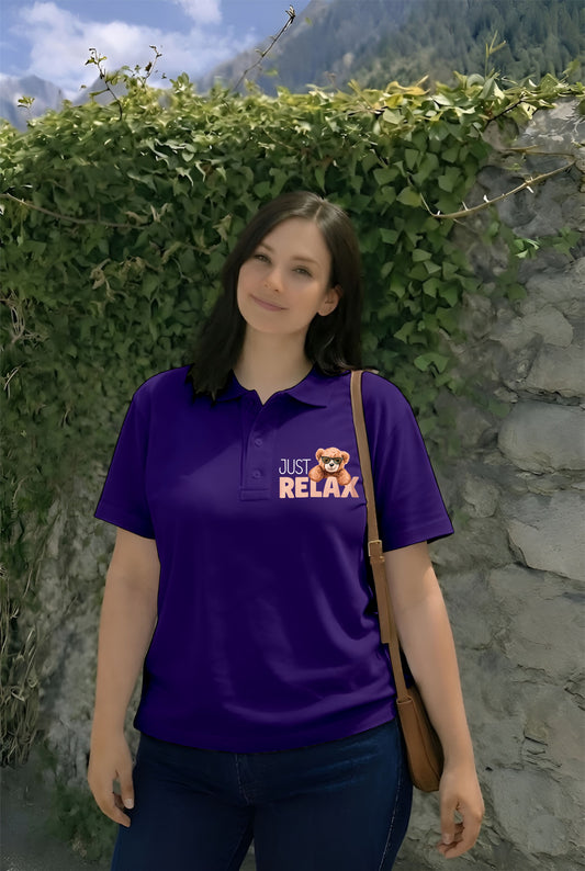 Polo Purple New Relax Teddy
