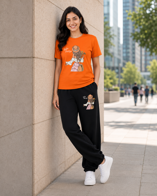 Orange stay Beautiful Cordset