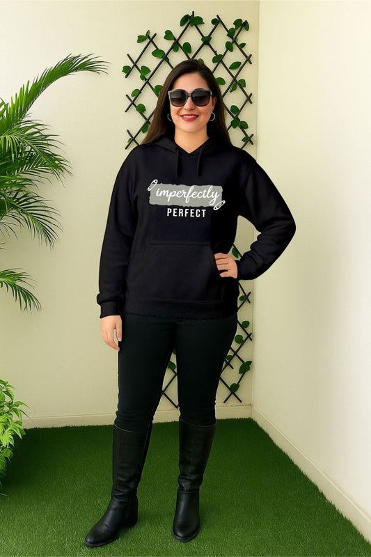 Black Imperfectl Perfect Hoodie