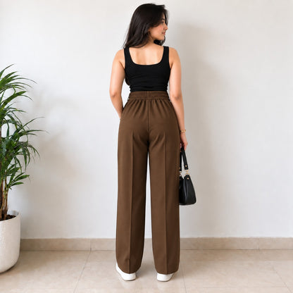 Brown Funky Korean Pant