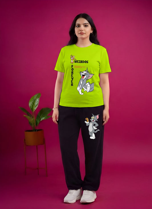 Neon Forever Tom Jerry Cordset