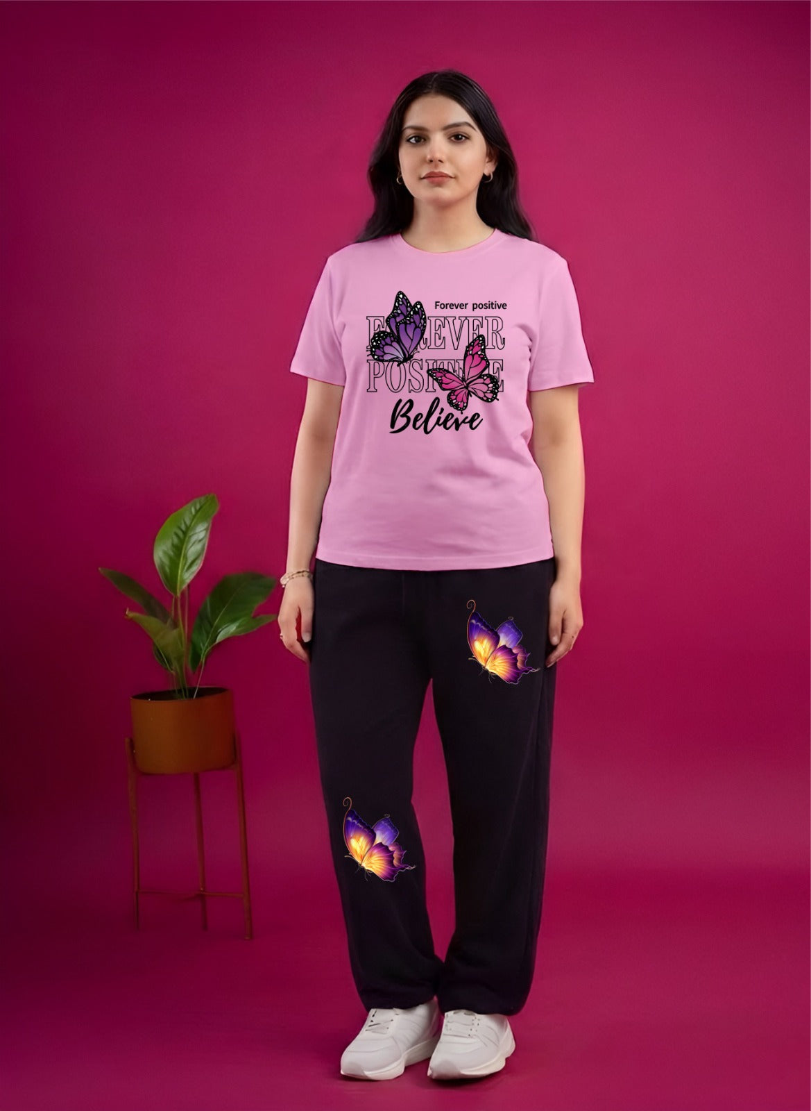 Pink Forever Positive Cordset (S,2Xl)