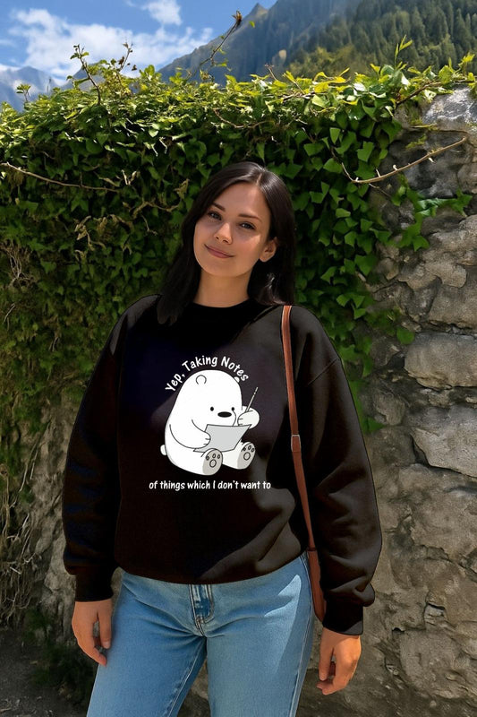 Black Study Panda Sweatshirt