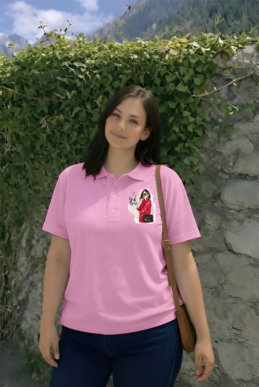 Polo Pink New Girl Boss