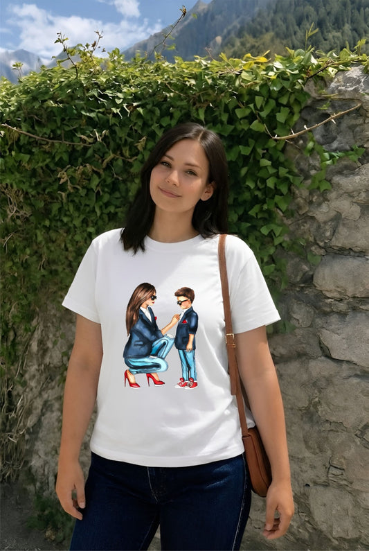 White Mother Son (S,L)